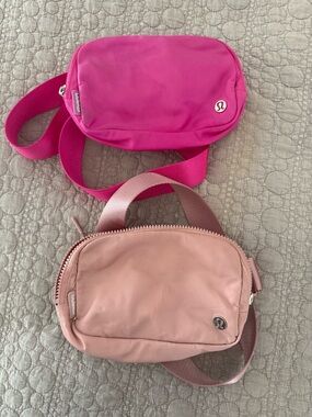 lululemon athletica Pink and Blush Crossbody Bags
